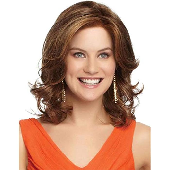 DILLARDS European And American Fashion Brown Wig Women Long Hair Fluffy Teen Curly Hair Wig - Image 3